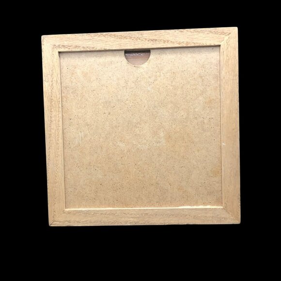 Native American Ceramic Tile Trivet With Wooden Frame By Littlebird - Picture 6 of 7